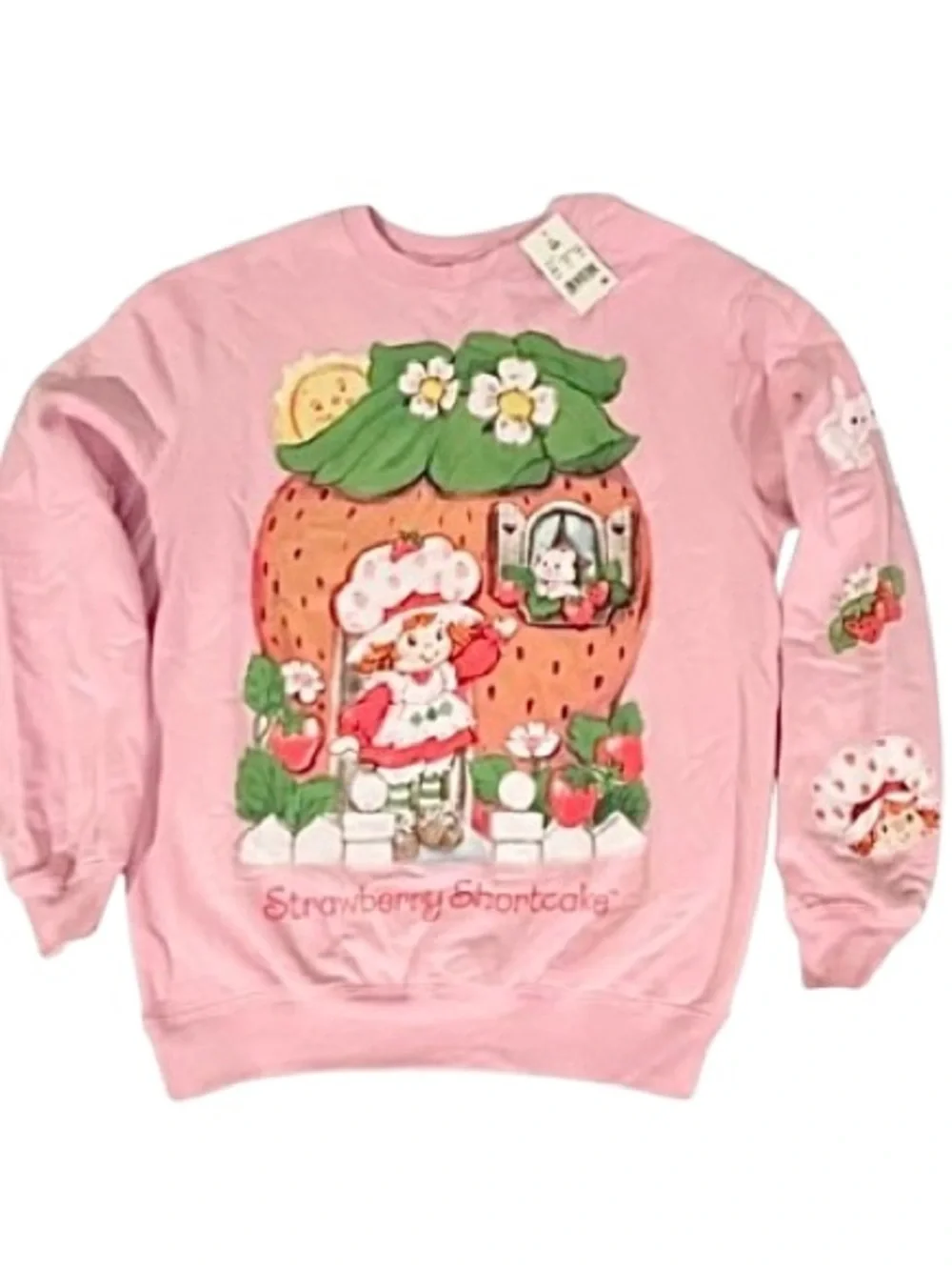 🆕- Retro Nostalgic Strawberry Shortcake Sweatshirt. Size: XS - Picture 3 of 7